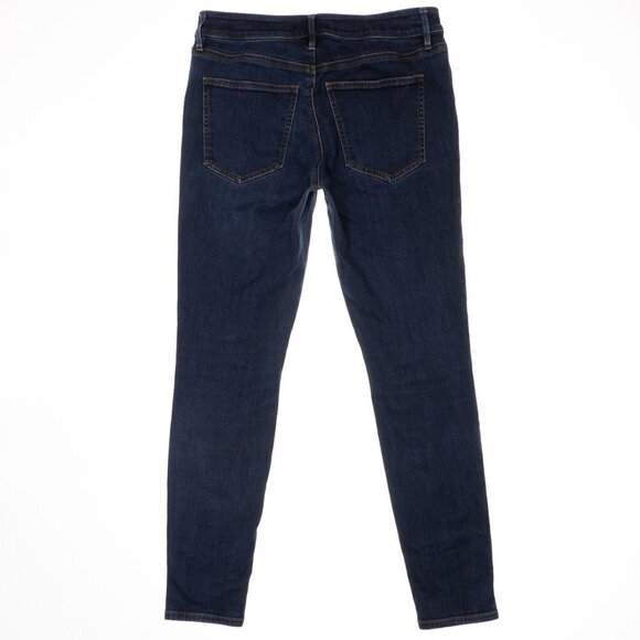 Ann Taylor Jeans Womens Size 4 Skinny Curvy Mid Rise Blue Denim Stretch 29x27.5 - Picture 3 of 8